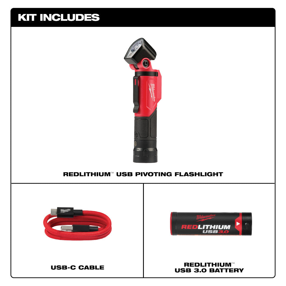 REDLITHIUM™ USB Pivoting Flashlight