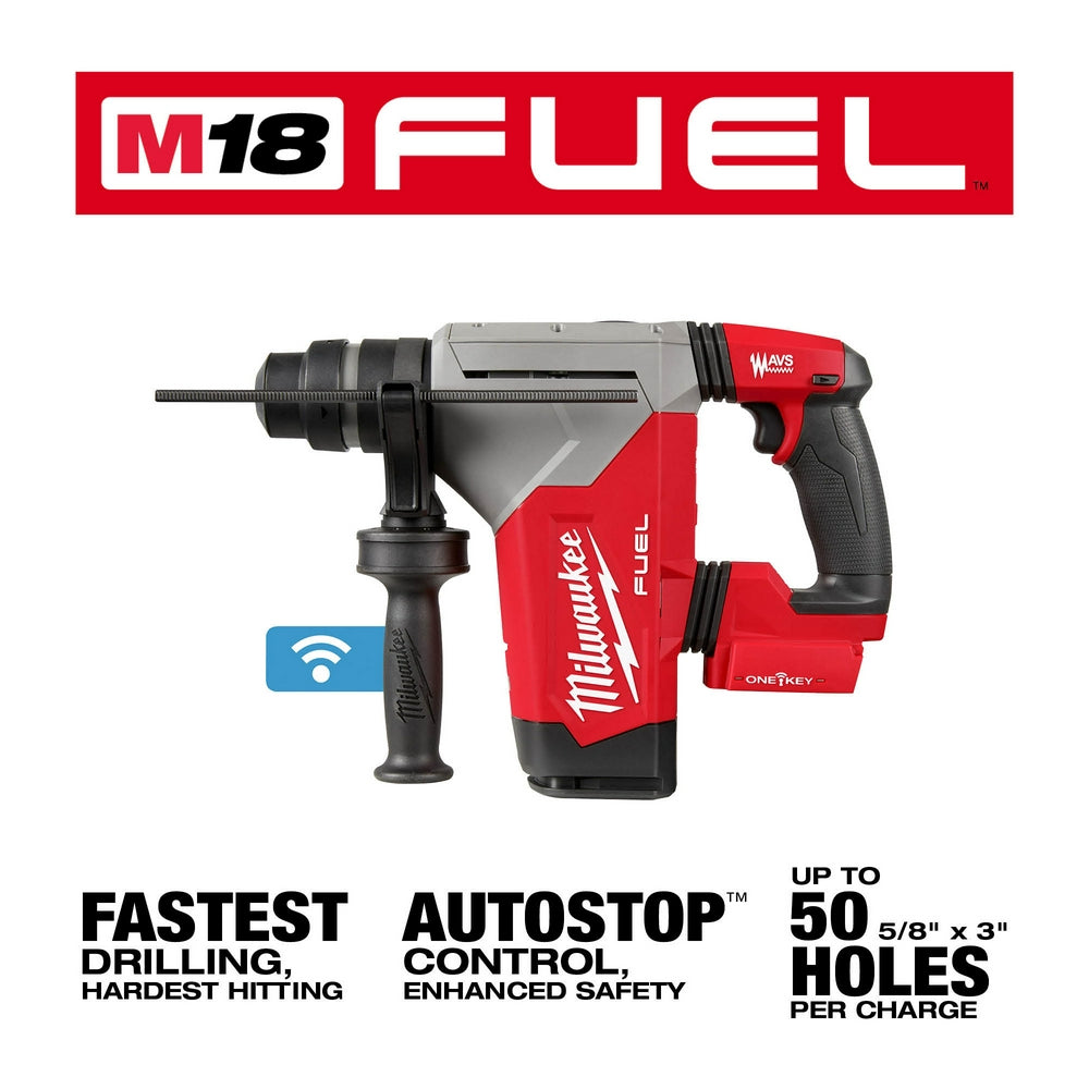 M18 FUEL™ 1-1/8" SDS Plus Rotary Hammer w/ ONE-KEY™