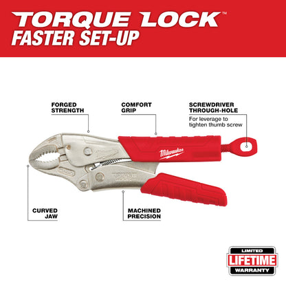 7 in. TORQUE LOCK™ Curved Jaw Locking Pliers With Grip