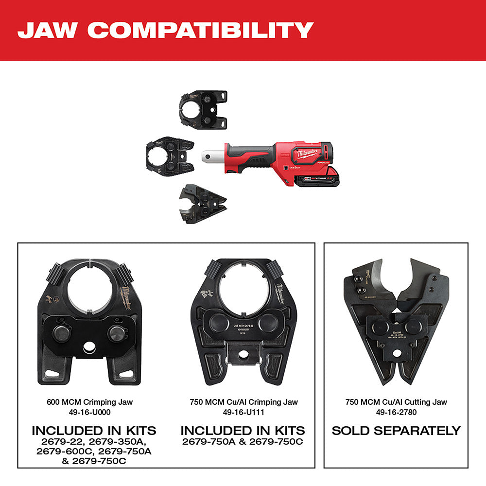 M18™ FORCE LOGIC™ 600 MCM Crimper