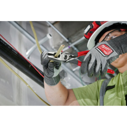 9" Lineman's Dipped Grip Pliers w/ Crimper & Bolt Cutter (USA)
