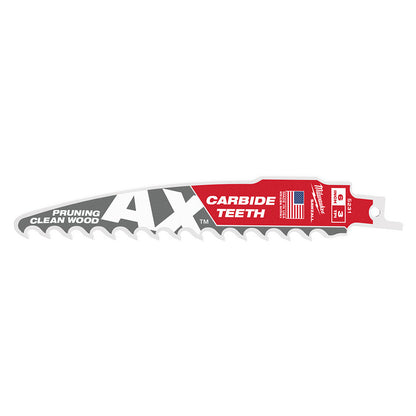 6" 3 TPI AX™ with Carbide Teeth SAWZALL® Blade for Pruning (1 PK)