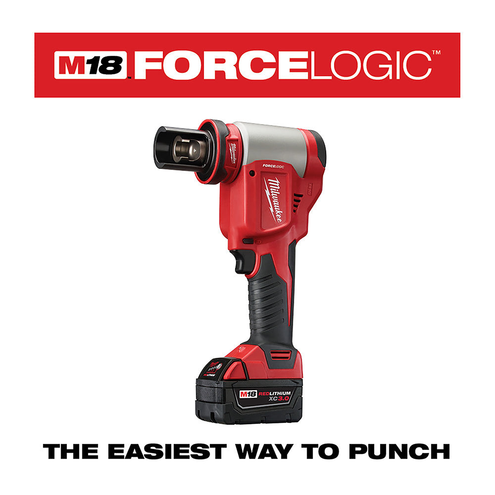 M18™ FORCE LOGIC™ 10-Ton Knockout Tool 1/2 in. to 2 in. Kit