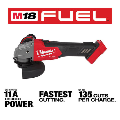 M18 FUEL™ 4-1/2" / 5" Grinder Slide Switch, Lock-On