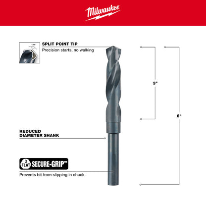 11/16" S&D Black Oxide Drill Bit