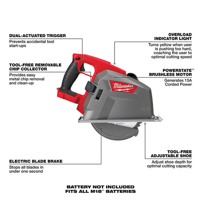 M18 FUEL™ 8 in. Metal Cutting Circular Saw