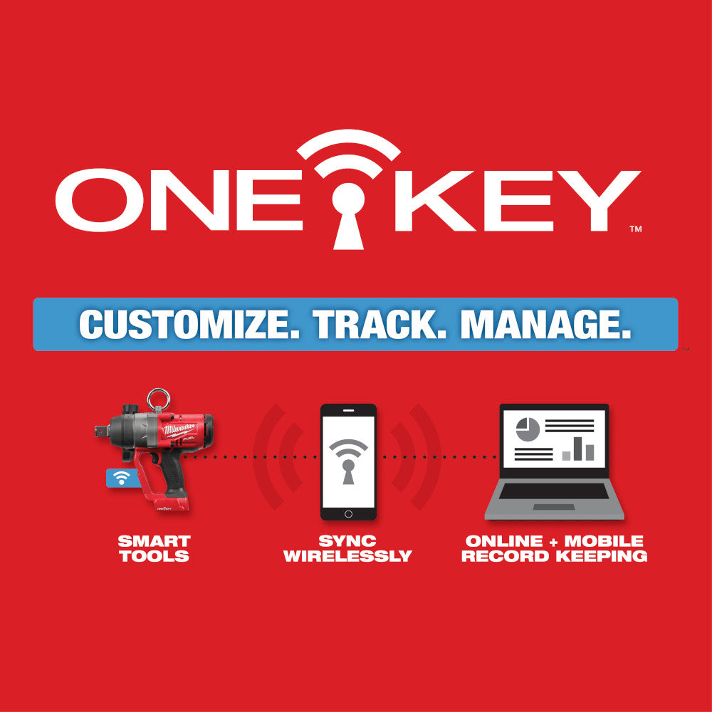M18 FUEL™ 1" High Torque Impact Wrench w/ ONE-KEY™