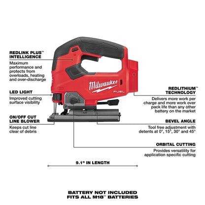 M18 FUEL™ D-handle Jig Saw