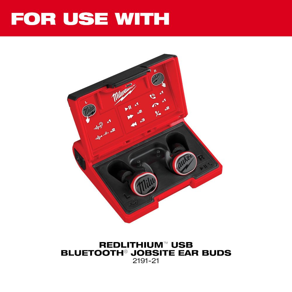 Jobsite Earbuds Foam Ear Tip Kit - M