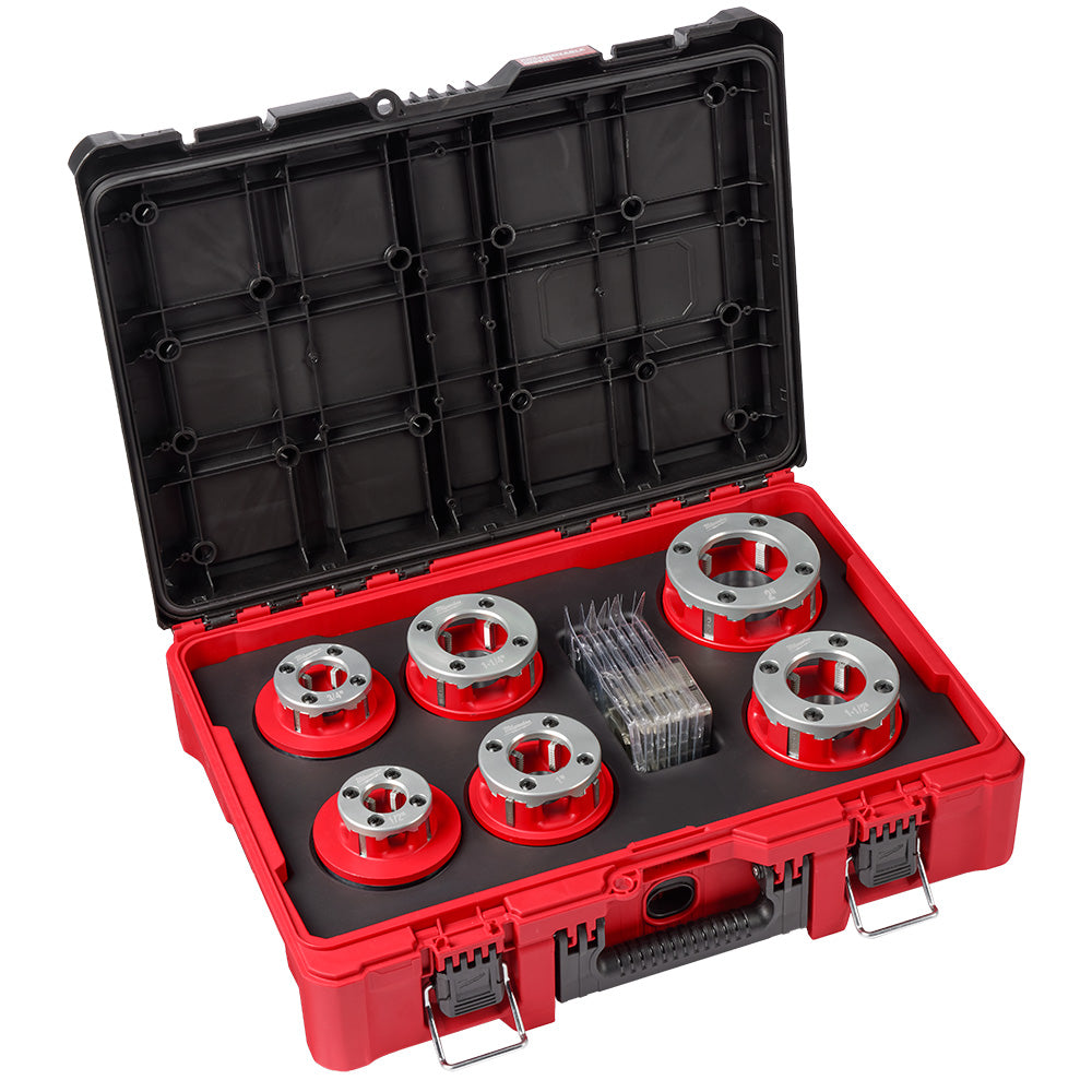 1/2"-2" HIGH SPEED NPT Portable Pipe Threading Forged Aluminum Die Head Kit