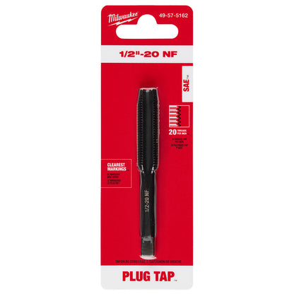 1/2"-20 NF Straight Flute Plug Tap