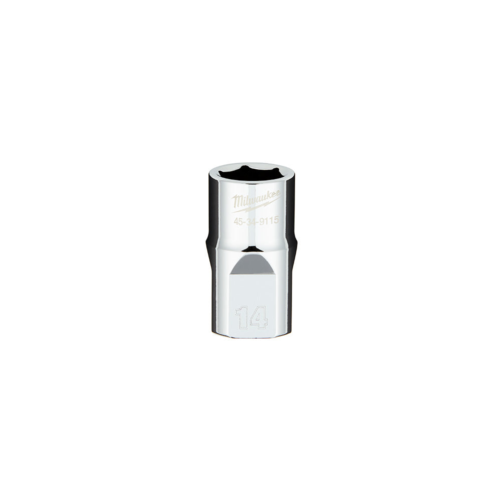 1/2 in. Drive 14MM Metric 6-Point Socket with FOUR FLAT™ Sides