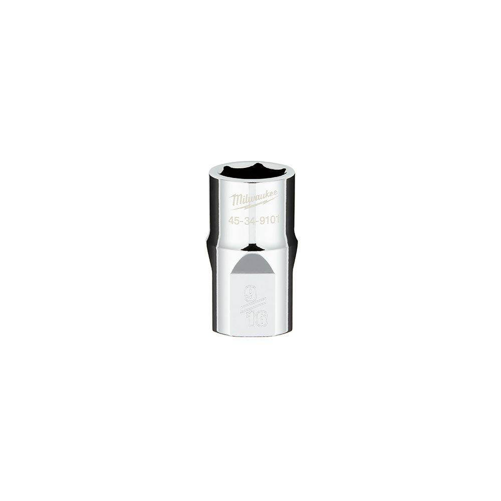 1/2 in. Drive 9/16 in. SAE 6-Point Socket with FOUR FLAT™ Sides
