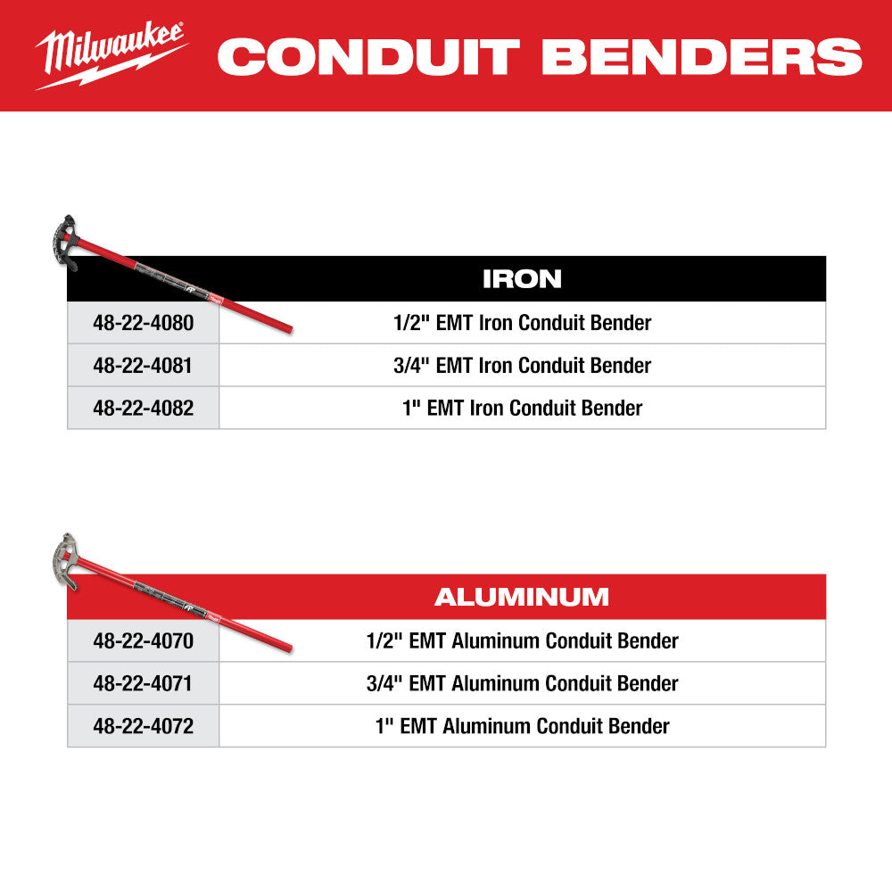 1/2 in. Iron Conduit Bender