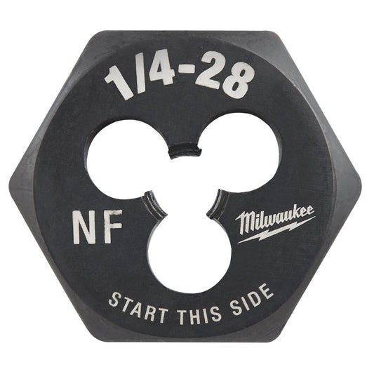 1/4"-28 NF 1-Inch Hex Threading Die