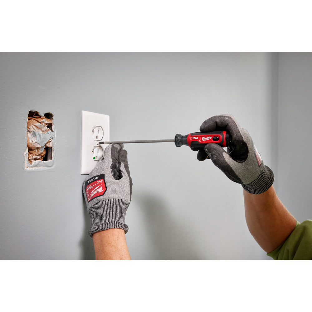 1/4" Cabinet 10" Cushion Grip Screwdriver (USA)