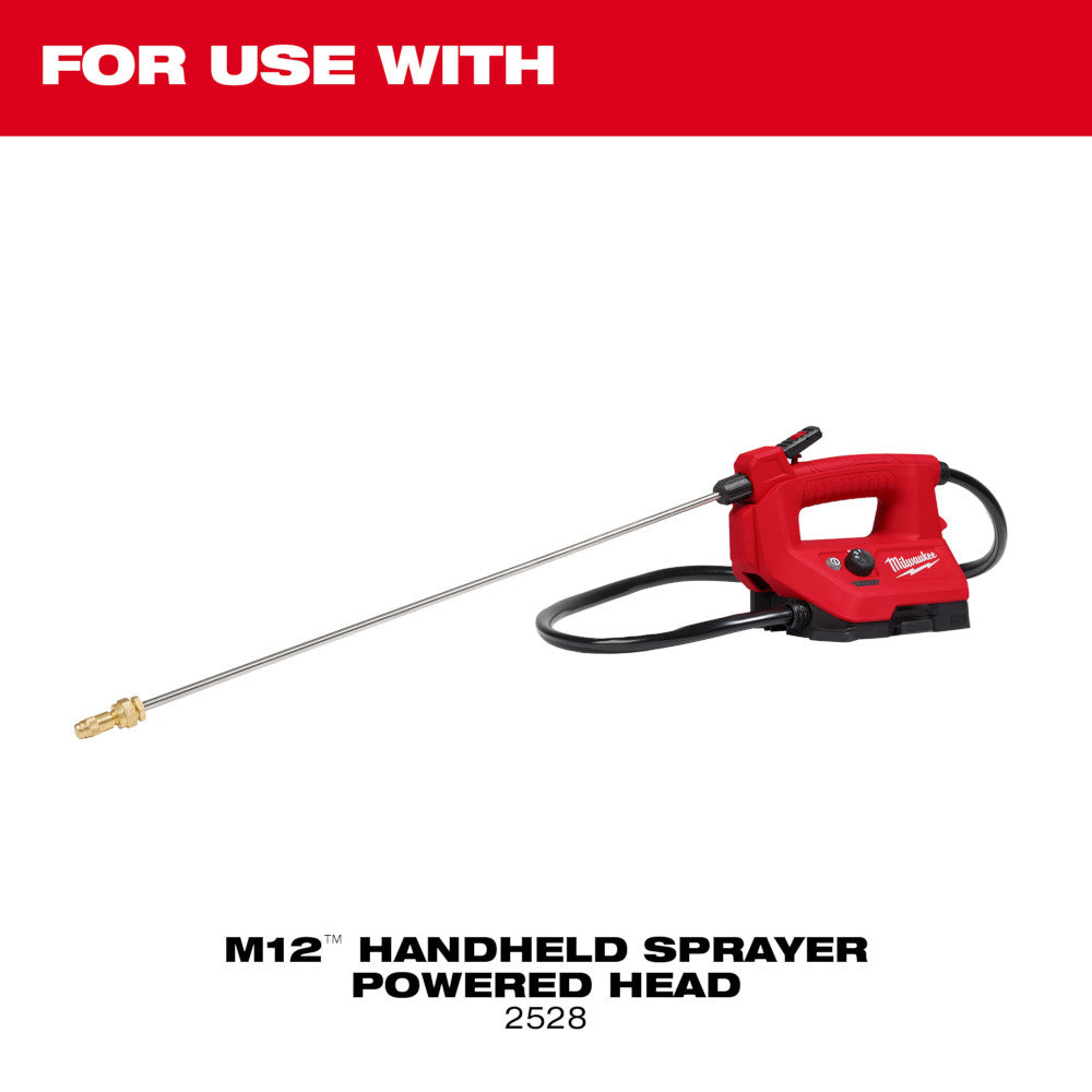 For use with M12 Handheld Sprayer Powered Head #2528