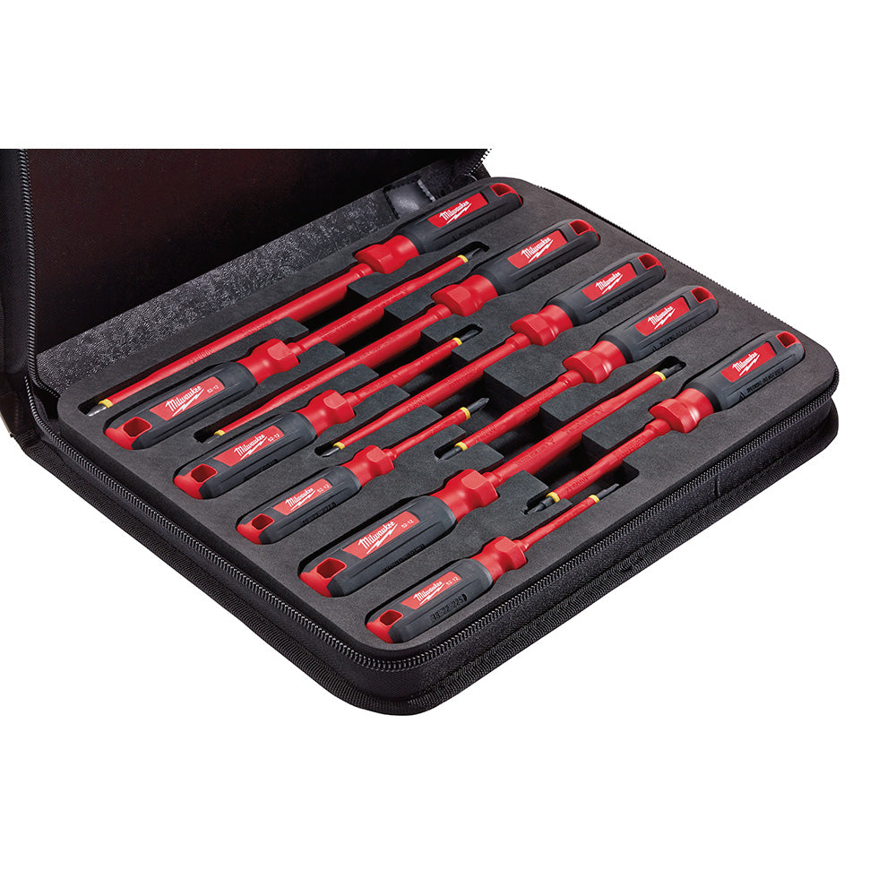 10 pc. 1000V Insulated Screwdriver Set w/ EVA Foam Case