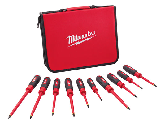 10 pc. 1000V Insulated Screwdriver Set w/ EVA Foam Case