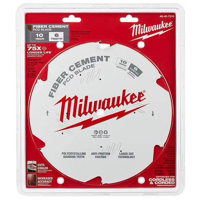 10" PCD/Fiber Cement Circular Saw Blade