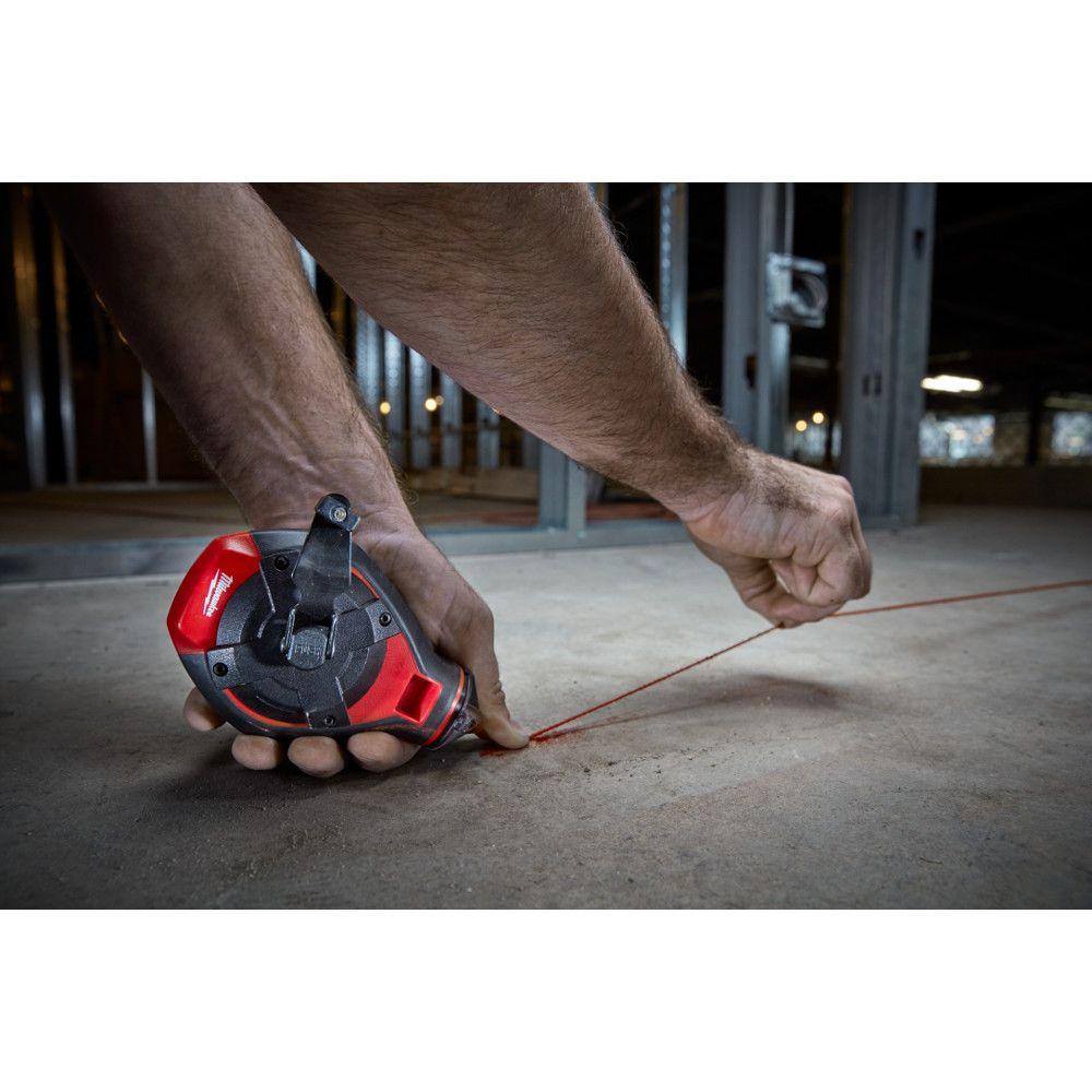 100 Ft. Bold Line Chalk Reel - Red Chalk