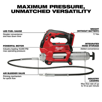 M18 FUEL™ 1/2" HTIW w/ Friction Ring & Grease Gun Combo Kit