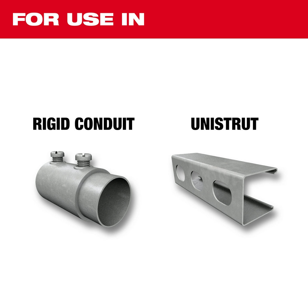 For use in Rigid Conduit, Unistrut