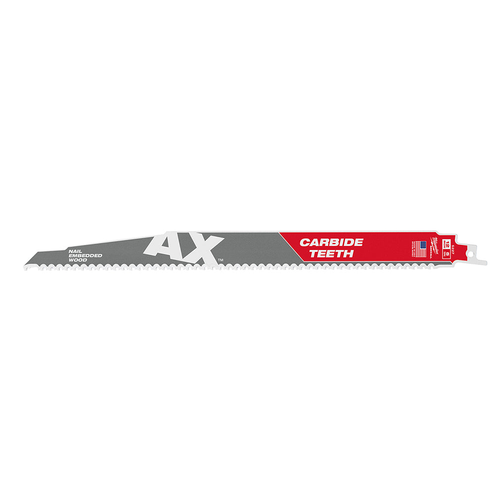 12" 5 TPI AX™ with Carbide Teeth for Wood with Nails SAWZALL® Blade (1 PK)