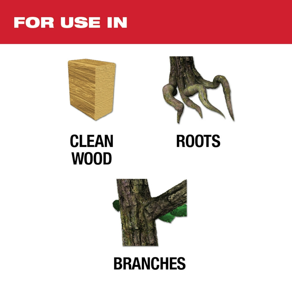 For use in Clean Wood, Roots, Branches