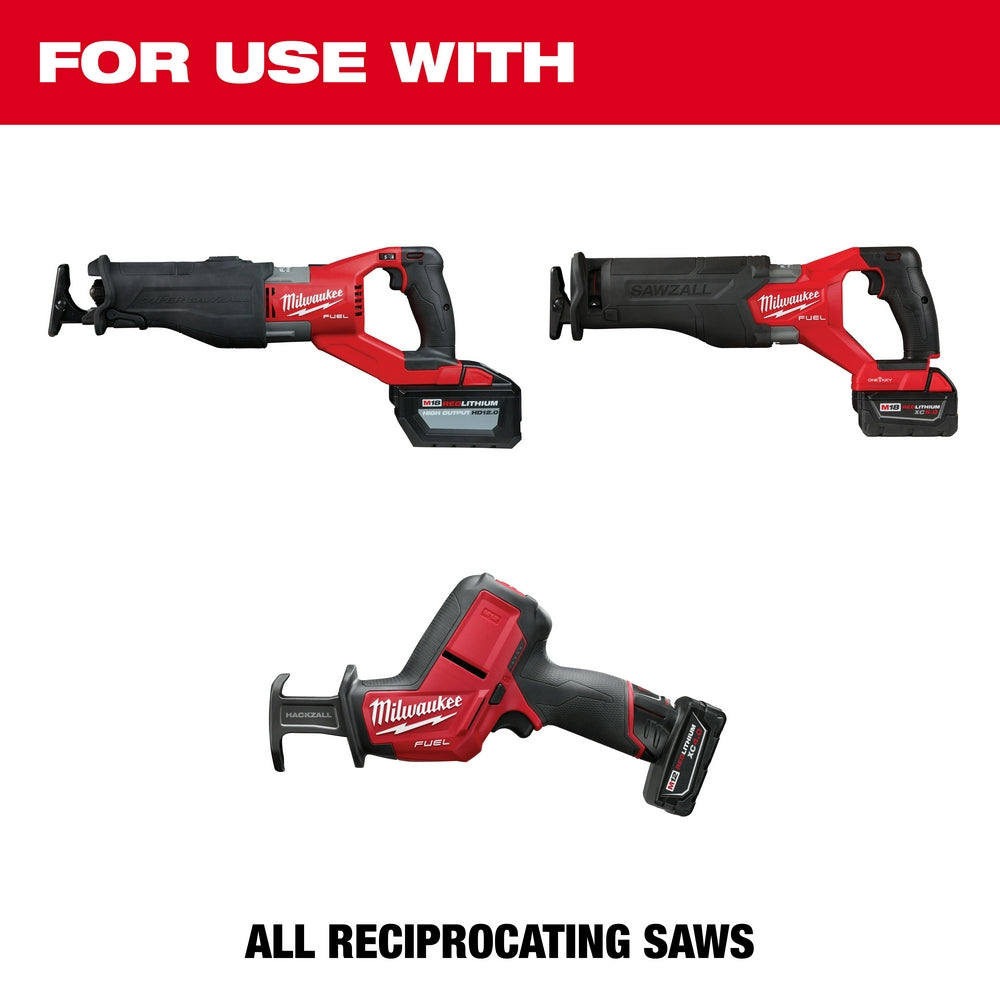 For use with all Reciprocating Saws