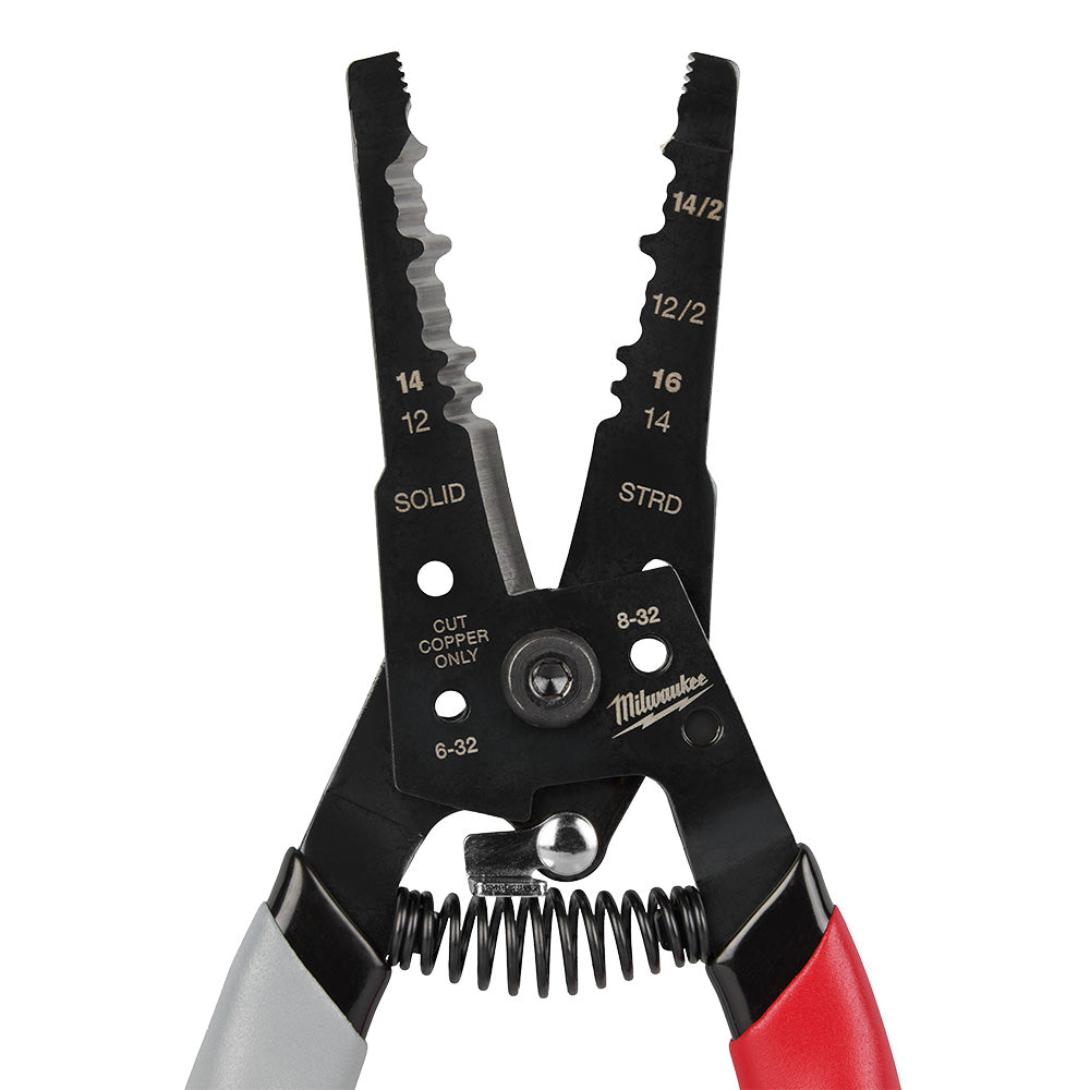 12-16 AWG NM Dipped Grip Wire Stripper & Cutter