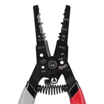 12-16 AWG NM Dipped Grip Wire Stripper & Cutter