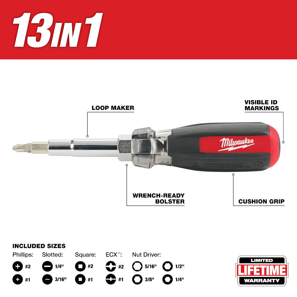 13-in-1 Cushion Grip Screwdriver