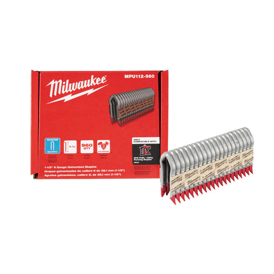 1.5 Inch 9 Gauge Galvanized Staples