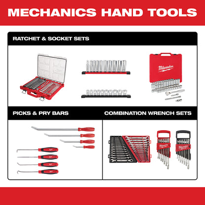 15pc Ratcheting Combination Wrench Set - Metric