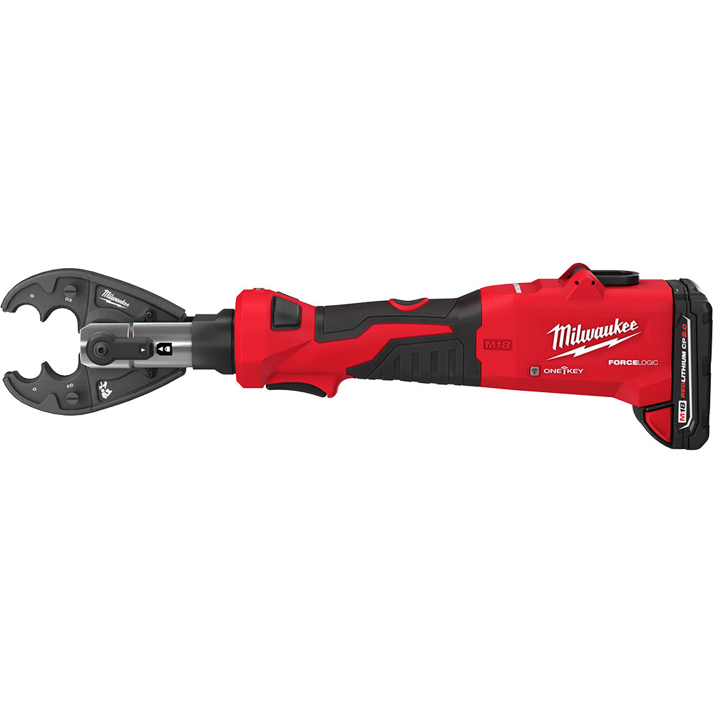 M18™ FORCE LOGIC™ 6T Linear Utility Crimper Kit w/ O-D3 Jaw