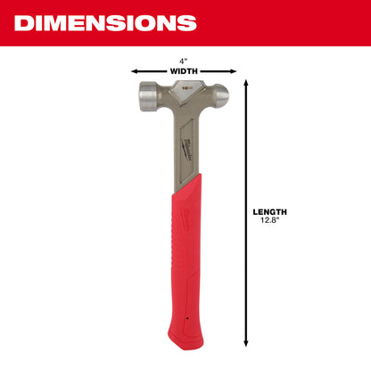 16oz Steel Ball Peen Hammer