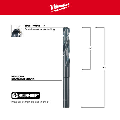 17/32" S&D Black Oxide Drill Bit