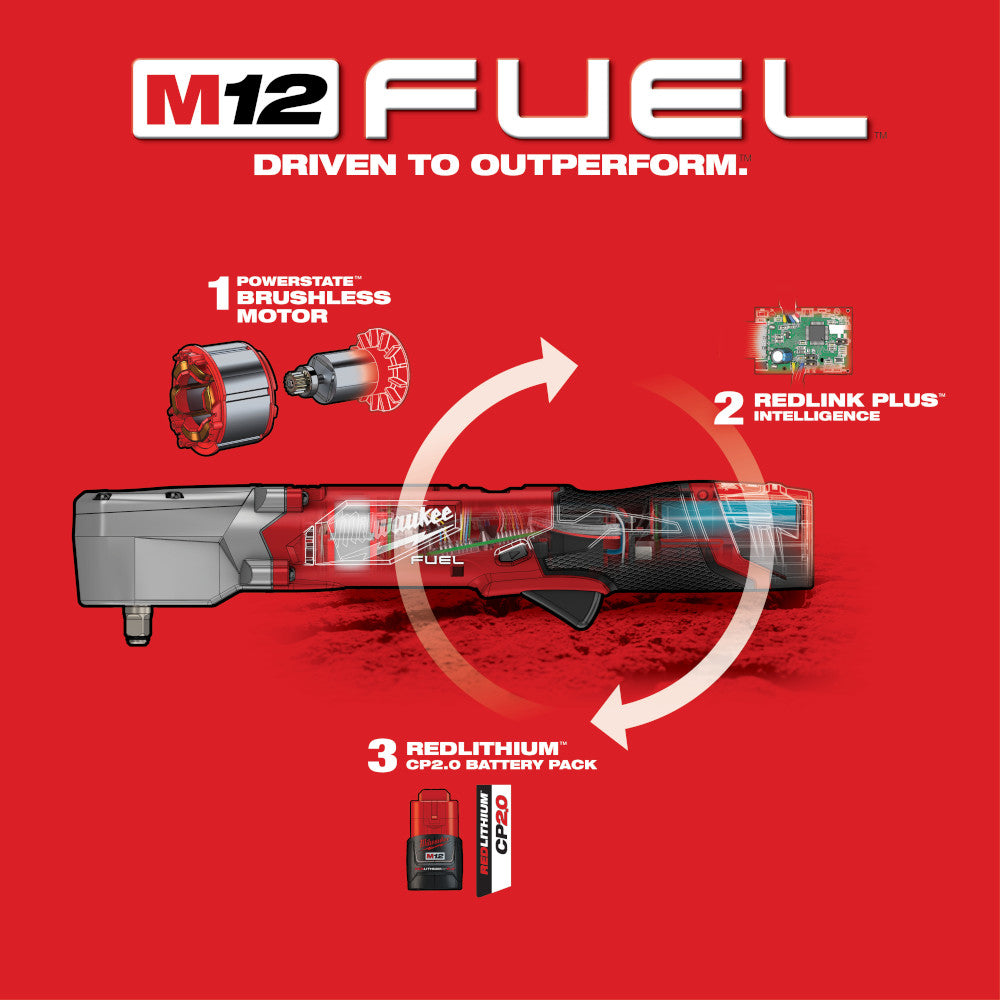 M12 FUEL™ 3/8" Right Angle Impact Wrench Kit