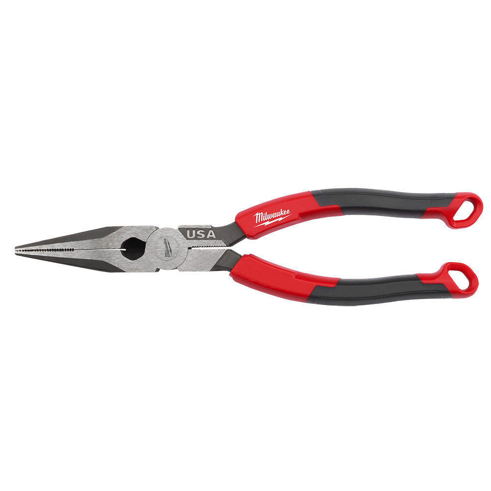 8" Long Nose Comfort Grip Pliers (USA)