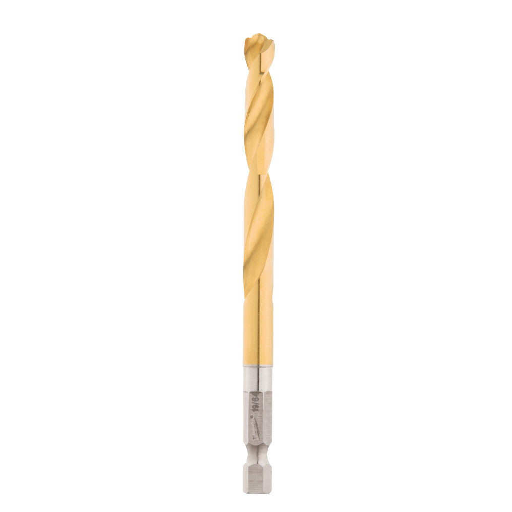 19/64" SHOCKWAVE™ Impact Duty RED HELIX™ Titanium Drill Bit