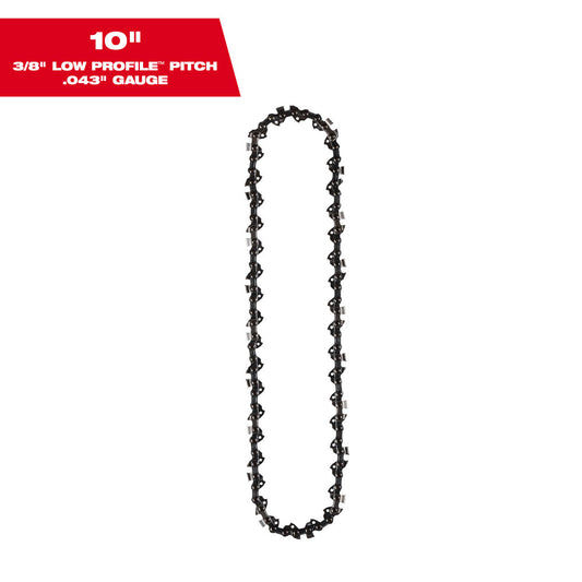 10" 3/8" LOW PROFILE™ Pitch, .043" Gauge Saw Chain