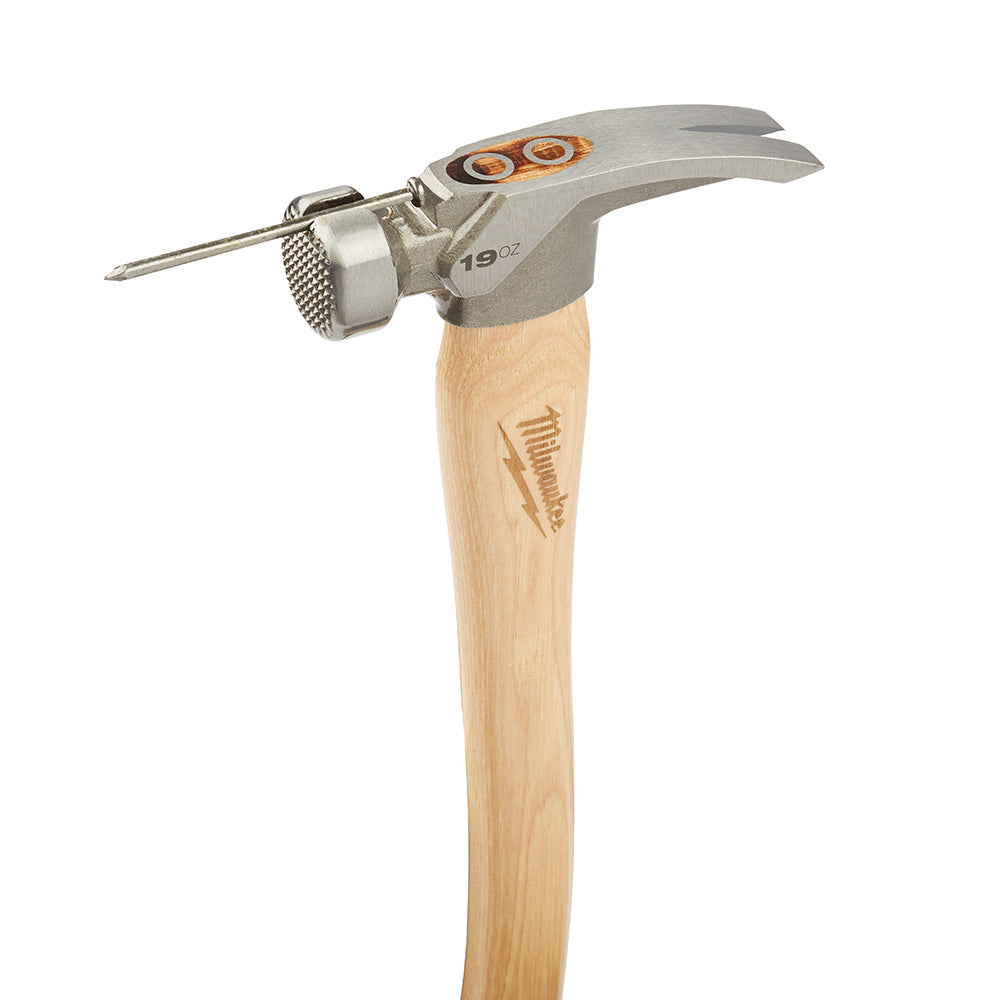 19oz Milled Face Hickory Wood Framing Hammer