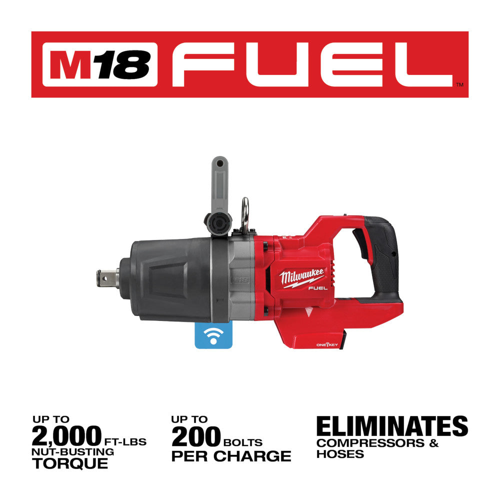 M18 FUEL™ 1 in. D-Handle High Torque Impact Wrench w/ ONE-KEY™