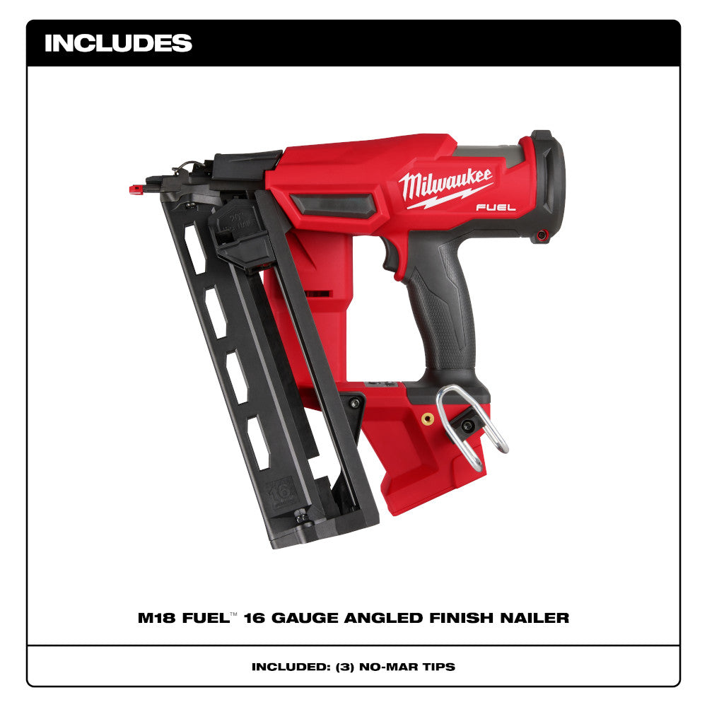 M18 FUEL™ 16 Gauge Angled Finish Nailer