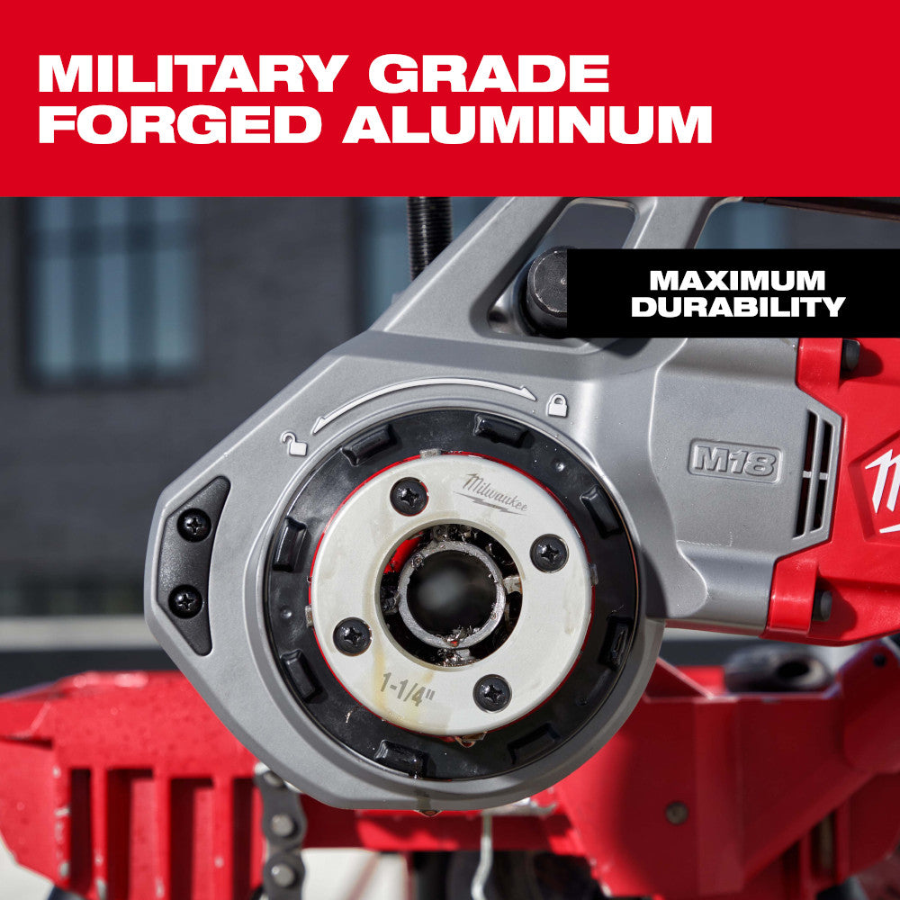 Compact 1" ALLOY NPT Portable Pipe Threading Forged Aluminum Die Head