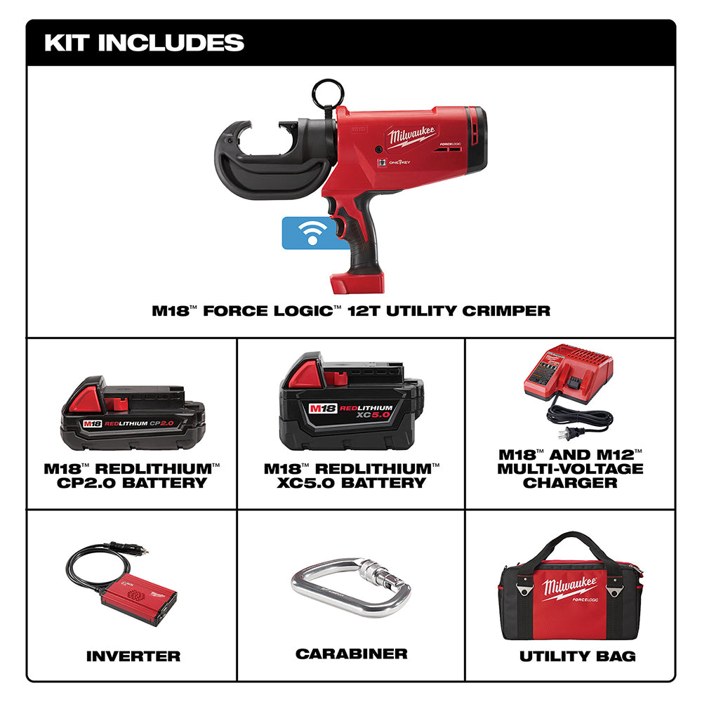 M18™ FORCE LOGIC™ 12T Utility Crimper