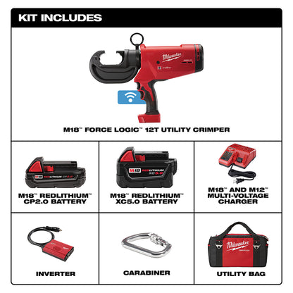 M18™ FORCE LOGIC™ 12T Utility Crimper