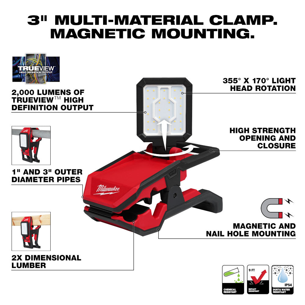 M18™ ROVER™ Clamping Flood Light