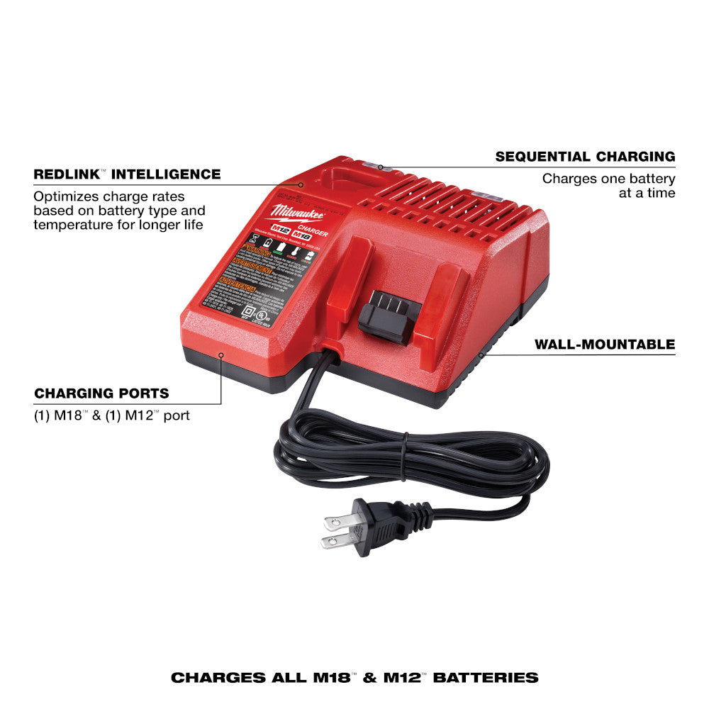 M18™ & M12™ Multi-Voltage Charger